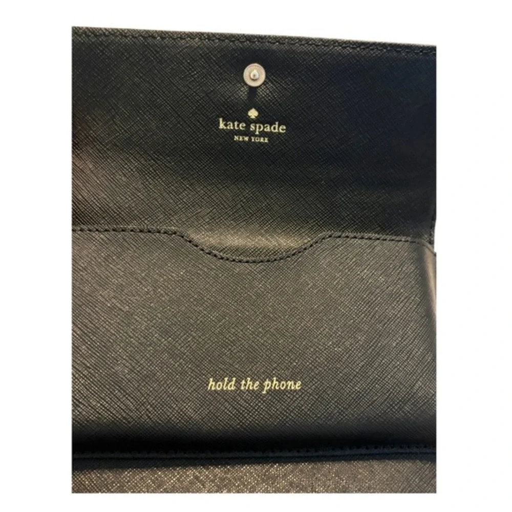 Kate Spade New York Cedar‎ Street Leather Tri-Fold Wallet Wristlet Phone Case